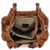 Kožené kabelka shopper bag Vittoria Gotti zrzavá 5566-Sru